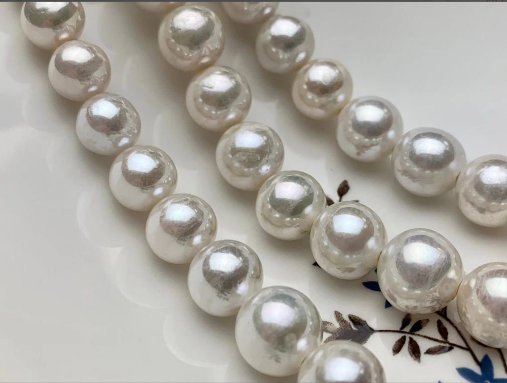 Perlas de agua dulce naturales Blancas