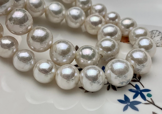 Perlas de agua dulce naturales Blancas