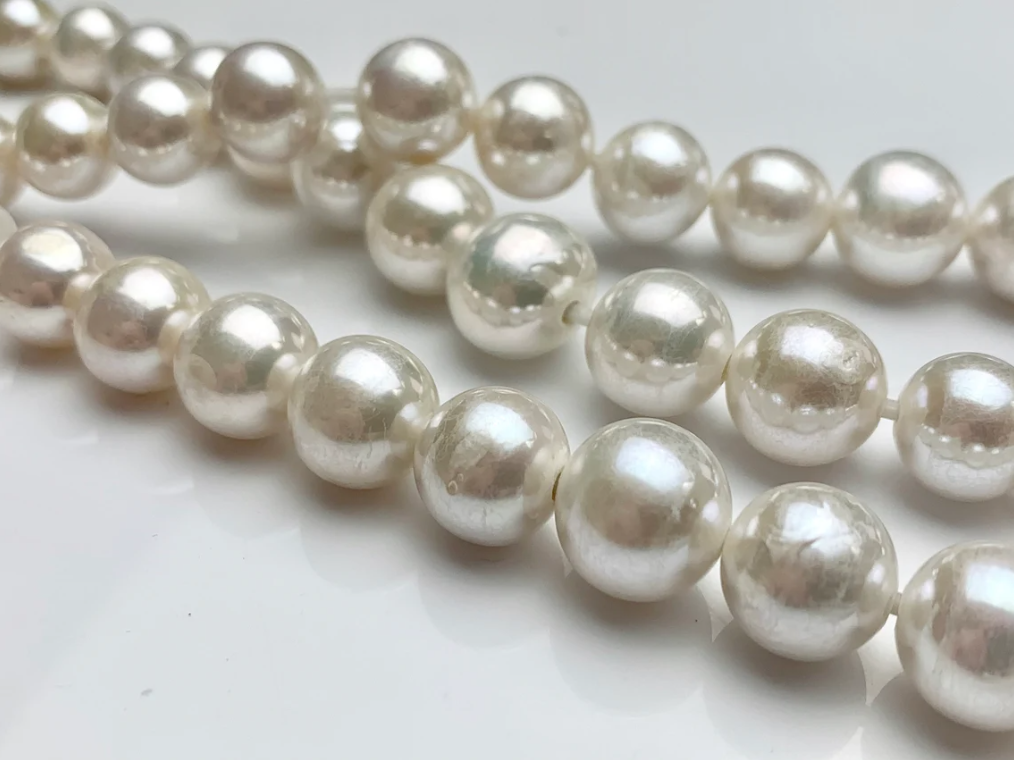 Perlas de agua dulce naturales Blancas